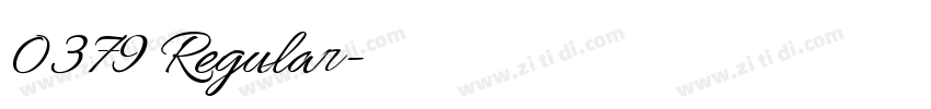 0379 Regular字体转换 0379 Regular字体转换